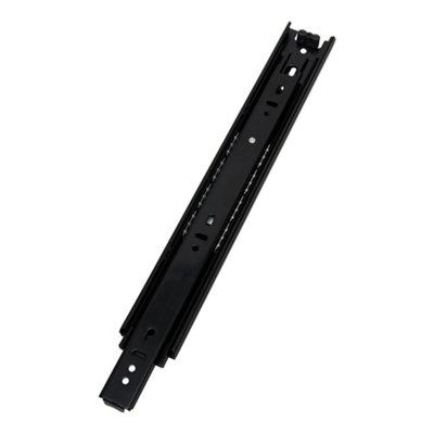 2Pcs/Pack Triple Fold Full Extension Ball Bearing Drawer Runners for Enhanced Storage Access 45cm L x 4.5cm W