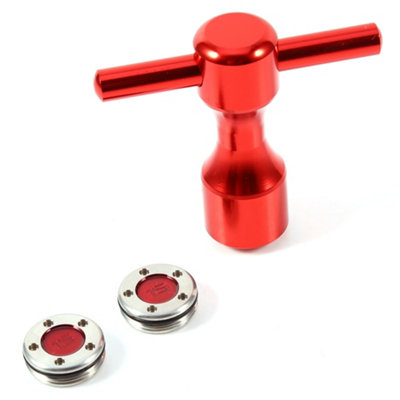 2pcs Red Golf Putter Weights Golf Wrench Spanner Tool For Scotty ...