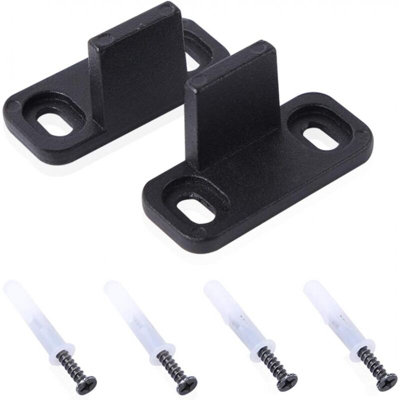 2pcs Sliding Door Trim Barn Door Floor Tracks Adjustable Bottom Rail ...