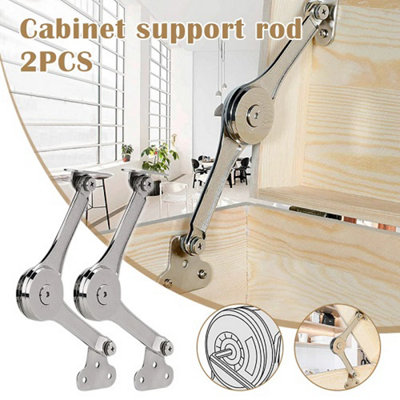 2Pcs Soft Close Lid Support Hinges Heavy Duty Folding Stays for ...