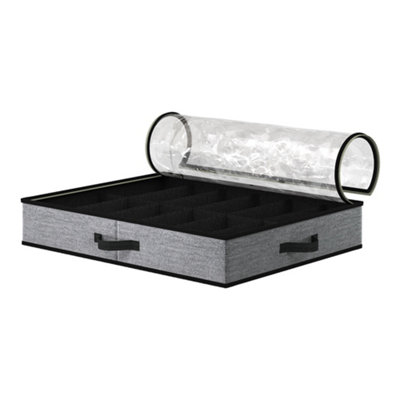 2Pcs Under Bed Storage Organizers Toy Organizers and Underbed Shoes Closet Storage Solution - 7