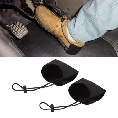 2pcs Wear-Resistant Driving Shoe Heel Protectors for Enhanced Safety and Durability