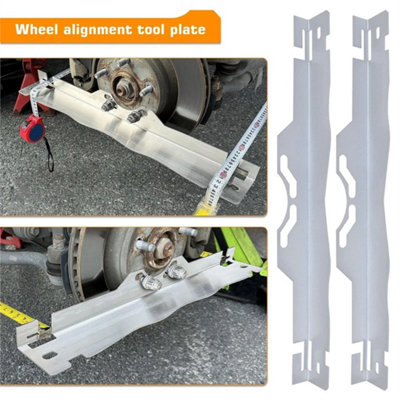 2Pcs Wheel Alignment Plates, Car Toe Positioning Alignment Tool
