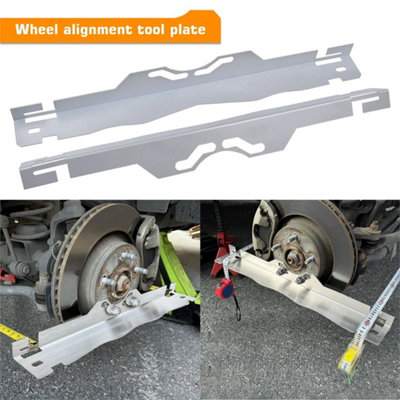 2Pcs Wheel Alignment Plates, Car Toe Positioning Alignment Tool