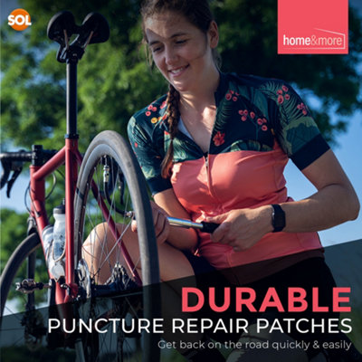2pk Bike Puncture Repair Kit 20 Pieces Puncture Repair Patches Puncture Repair Accessories Bike Tyre