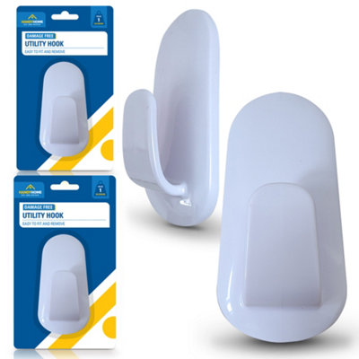 Adhesive Wall Hooks Damage-Free Self Adhesive Hooks Kitchen For