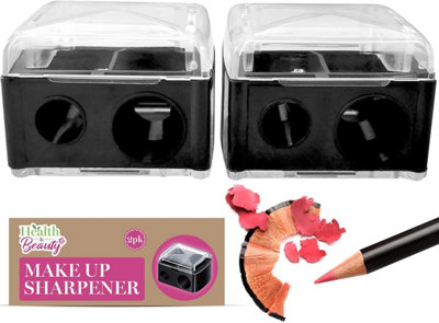 2pk Eye Liner Sharpener with 2 Holes Makeup Sharpeners for Big and ...