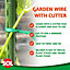 2pk Garden Wire with Dispenser & Cutter - 110m - Heavy Duty Garden Wire for Climbing Plants, Shrubs, Trees & House Plants