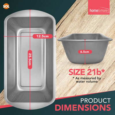 2pk Loaf Tins for Baking 2lb 2lb Loaf Tin 21 x 11 x 6.4cm Stainless Steel Bread Tins for Baking 2lb Stainless Steel