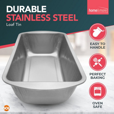 Stainless steel loaf pan top