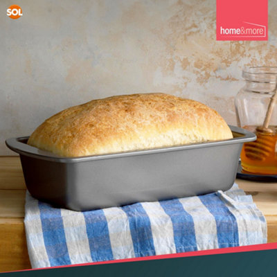 2pk Loaf Tins for Baking 2lb - 2lb Loaf Tin - 21 x 11 x 6.4cm - Stainless Steel Bread Tins for Baking 2lb - Stainless Steel - 8