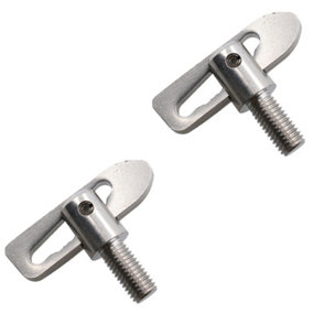 2pk M12 Threaded Stainless Steel Antiluce 19mm Fasteners Tailgate Drop Catch