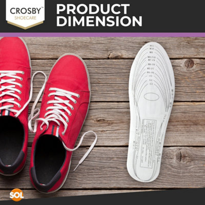 2pk Memory Foam Insoles for Women Shoe Insoles Men Inner Soles for Women Shoe Soles for Trainers Comfort Insoles Men Work Boot Ins DIY at B Q