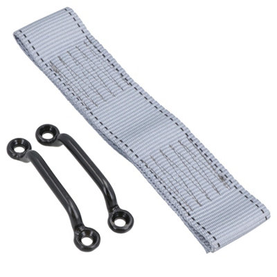 Strap Bridge Clip Black 2-Pack 25mm Webbing Strap Bridge Brackets ...