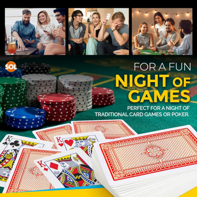 2pk Playing Cards, Standard UK Decks for Kids and Adults, Waterproof ...