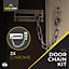 2pk Security Chain for Front Door, Chrome Safety Chain Door Lock, Door Chains UPVC Door Chain, Chrome Chain Lock for Door