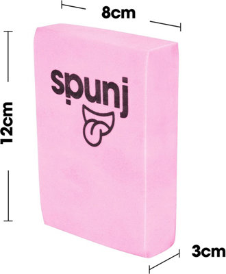 2pk spunj The Ultra Thirsty Sponge Pink, Super Absorbent Cleaning Sponges, Drip Free Home, Kitchen Sponge Bathroom Cleaning Sponge