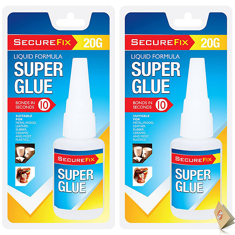 2pk Super Glue All Purpose, 40g Superglue General Strong Glue for  Everything, Shoe Glue Sole Repair, Metal Glue, Model Glue