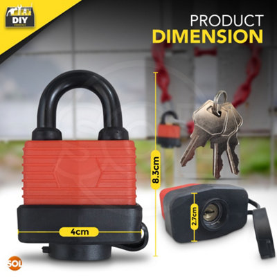 Heavy duty 2024 weatherproof padlock