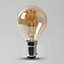 2w B15 Vintage Edison Golf Ball LED Light Bulb 1800K T-Spiral Filament High CRI Dimmable - SE Home