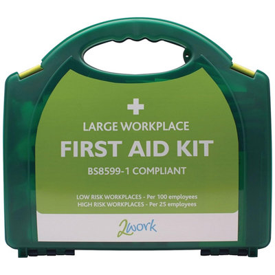 2Work BSI Compliant First Aid Kit Large 2W99439