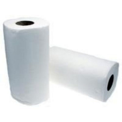 2Work Kitchen Roll (Pack of 2) x12 White CT73665