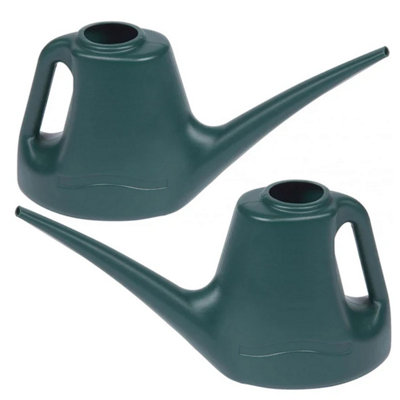 2x 1 Litre Watering Can for Indoor & Outdoor Garden Plants, Flower Pots & Hanging Baskets