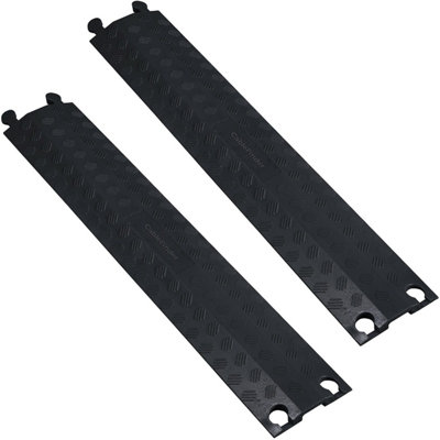 2x 12000KG Drive Over Cable Road Cover Protector Outdoor Event Trunking ...