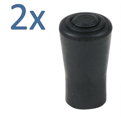 2x 12mm (1/2") HIKING TREKKING POLE RUBBER FERRULES ENDS TIP FOR NORDIC LEKI ETC