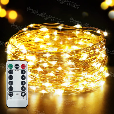 2x 15M LEDs Fairy Lights String Timer Remote Waterproof Christmas / Halloween UK Price Comparisons | Compare The Build