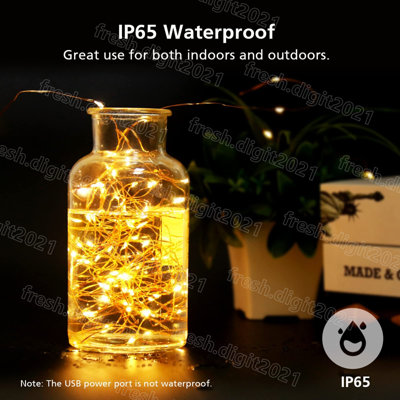 2x 15M LEDs Fairy Lights String Timer Remote Waterproof Christmas / Halloween UK