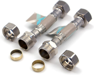 2x 15mm Compression x 1/2