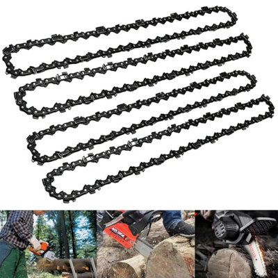 2X 16 Inch Chainsaw Saw Chain Blade Pitch 3/8LP 0.050 Gauge
