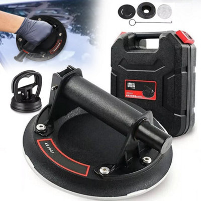 2x 8'' 500kg Heavy Duty Vacuum Suction Cup Glass Lifter Granite Sucker ...