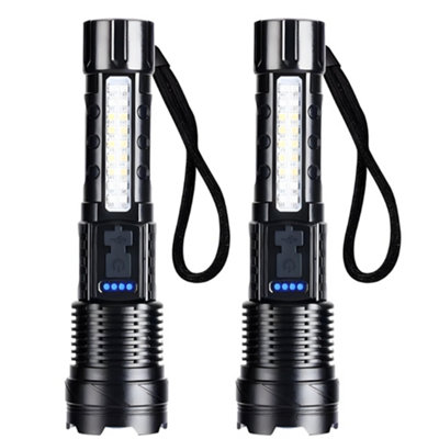 「✩」Brighte 2X 990000000LM Super Bright Flashlight LED Powerful Rechargeable