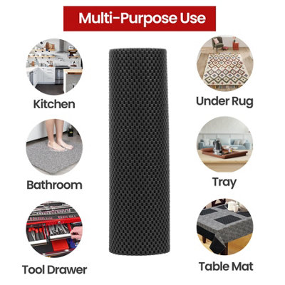 Premium Rug to Carpet Gripper - Dual Purpose Anti Slip Underlay for All  Floors