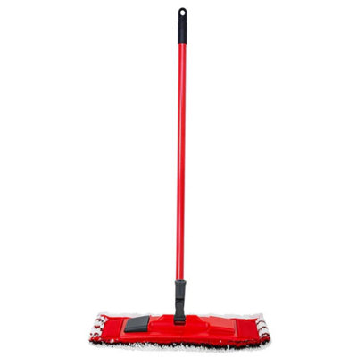2x Bathroom & Kitchen Microfibre Flat Head Floor Mops For Cleaning Hard Floors - 3