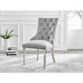2x Belgravia Grey Dining Chairs