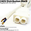 2x BRUSHED NICKEL Triangle Surface Under Cabinet Kitchen Light Kit - 240V Mains Powered - Warm White LED