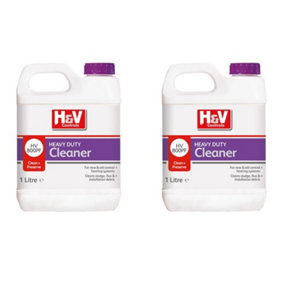2x Calmag H&V Controls HV800 Heavy Duty Central Heating System Cleaner 1 Litre