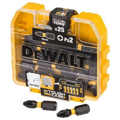 2X Dewalt 25 Piece Impact Extreme PH2 Phillips Screwdriver Bit Set FLEXTORQ Case - 3