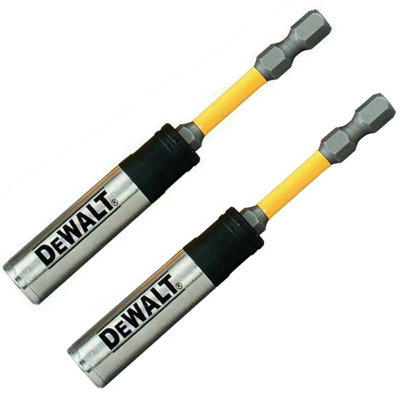 2x Dewalt DT7522 Extreme FlexTorq Impact Torsion Magnetic Screwdriver Bit Holder