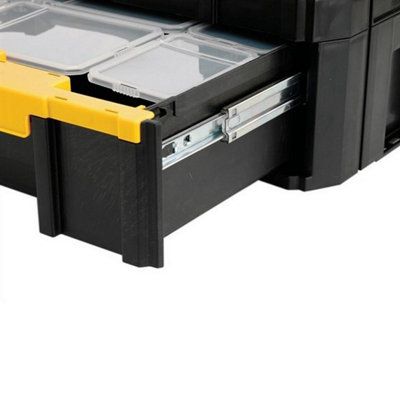 2x Dewalt DWST1-70705 TStak III Deep Draw Stackable Tool Storage Box Organisers - 5