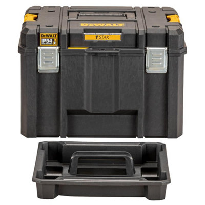 2X Dewalt DWST83346-1 TSTAK 2.0 VI Deep Tool Storage Case Heavy Duty + Tote Tray - 5