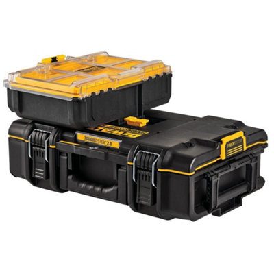 2x Dewalt Tough System 2.0 DWST83293-1 DS166 Stackable Toolbox Case 4 Organisers - 7