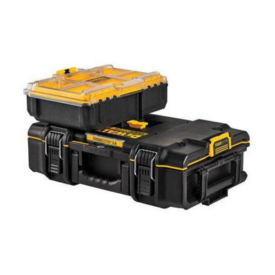 2x Dewalt Tough System 2.0 DWST83293-1 DS166 Stackable Toolbox Case 4 Organisers - 8