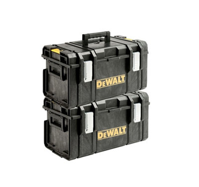 2x Dewalt Toughsystem DS300 Tough System Case Tool Box Storage Box Stackable 35L - 5