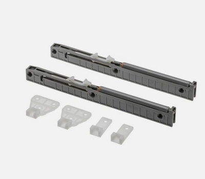2x Drawer Slow Close Mechanism Set for Roller Guides & Metalbox Drawers ...