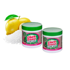 2x Elbow Grease Citric Limescale Remover Degreaser Multipurpose Cleaner 250g