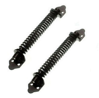 2x GARDEN GATE DOOR CLOSER SPRING Adjustable 8" Galv